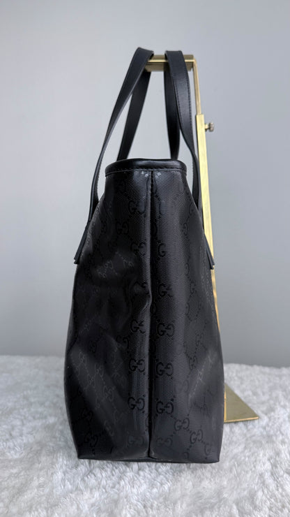 GUCCI Tote Medium GG Supreme Emprine Black Monogram