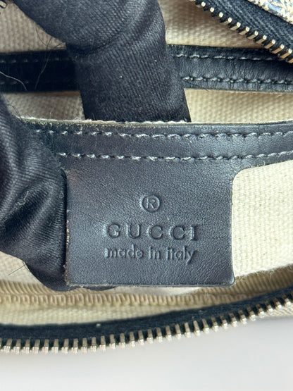 GUCCI Front  Zip Messenger Coated Canvas