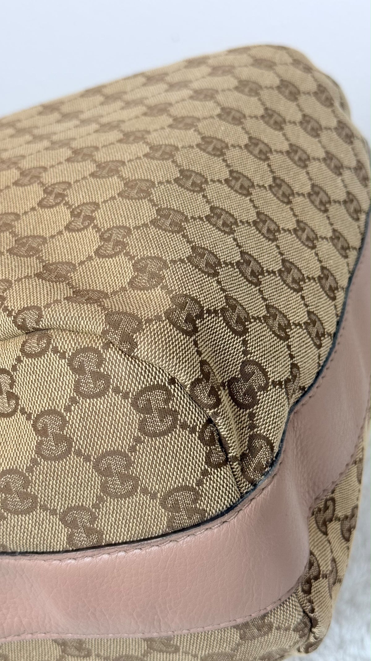 Gucci Bamboo Hobo GG Canvas Shoulder bag