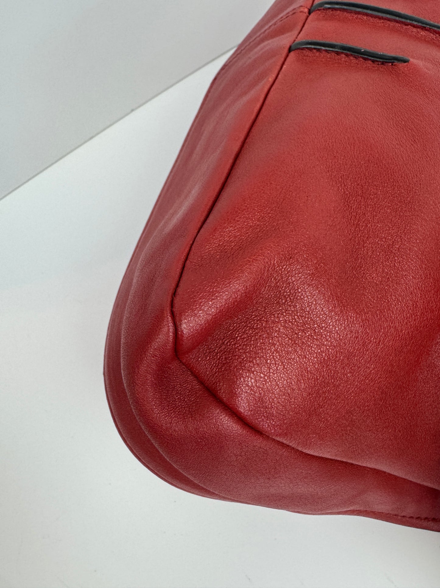 Chloé Margaret Leather handbag with strap Red