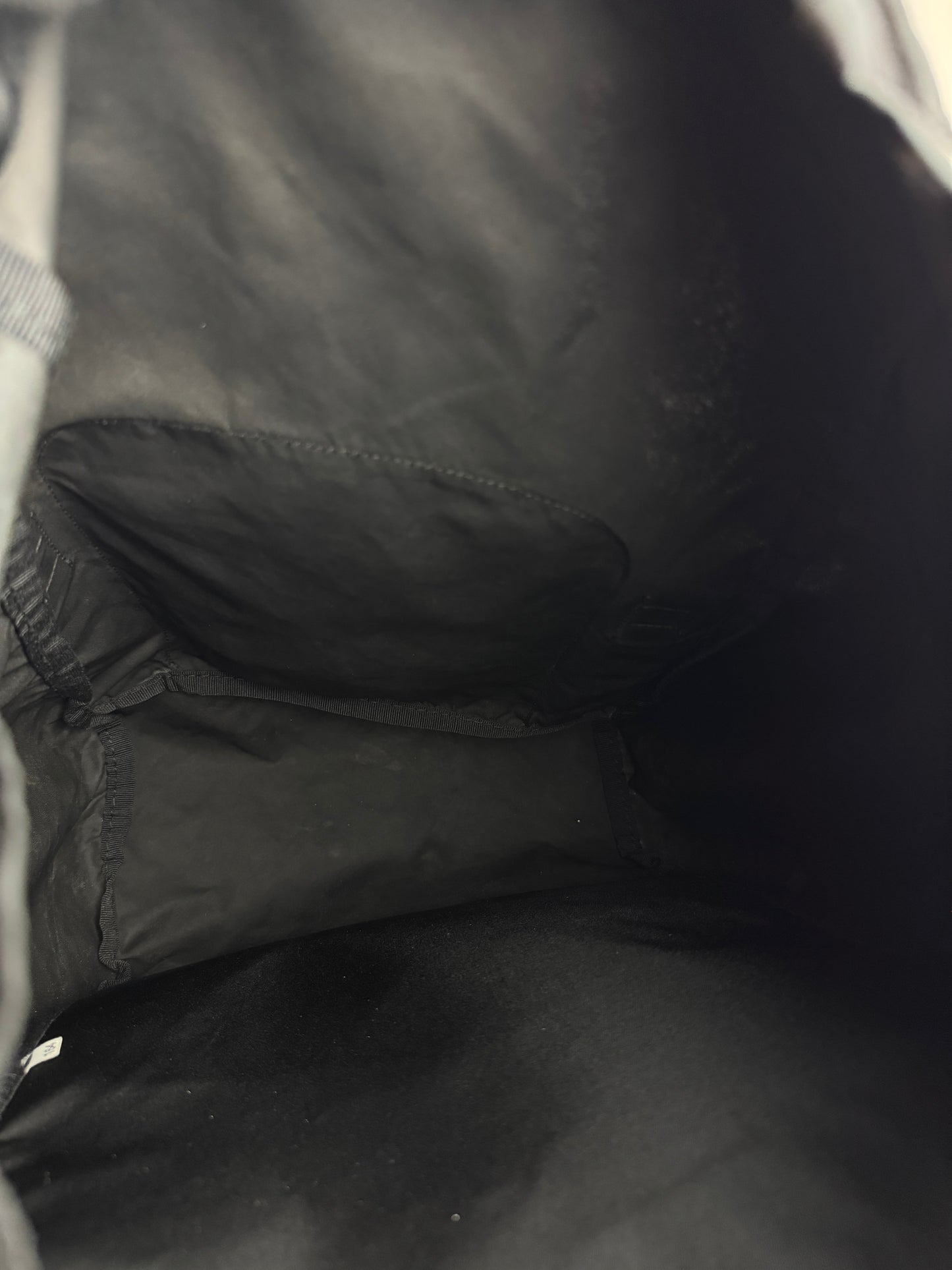 PRADA Tessuto Nylon Montagna Double Buckle Backpack Black