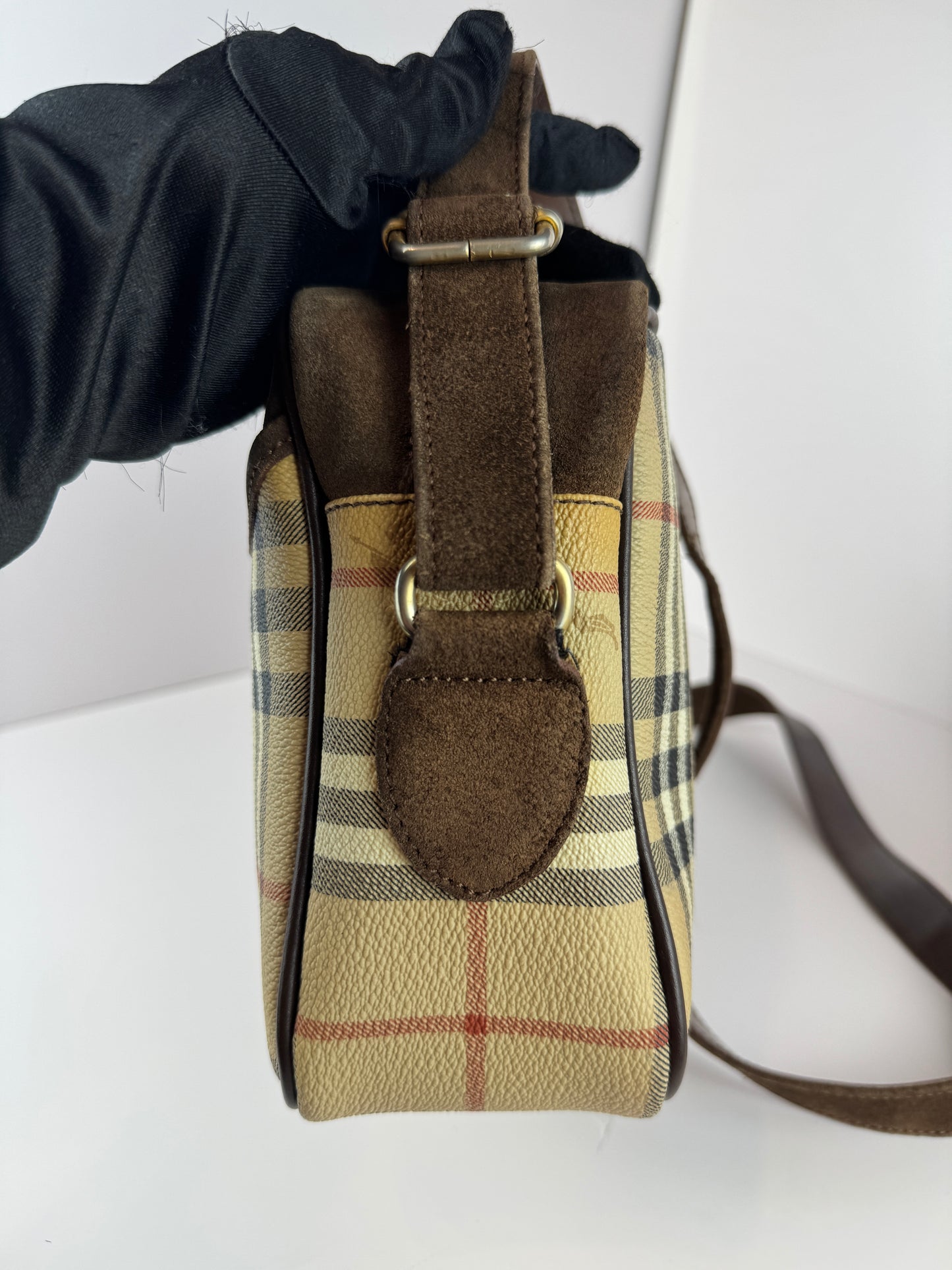 Burberry Haymarket Check Crossbody bag