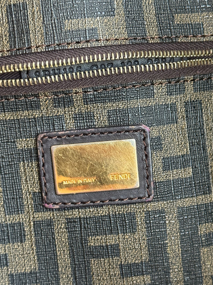 FENDI Roll Tote Zucca Coated Canvas Medium