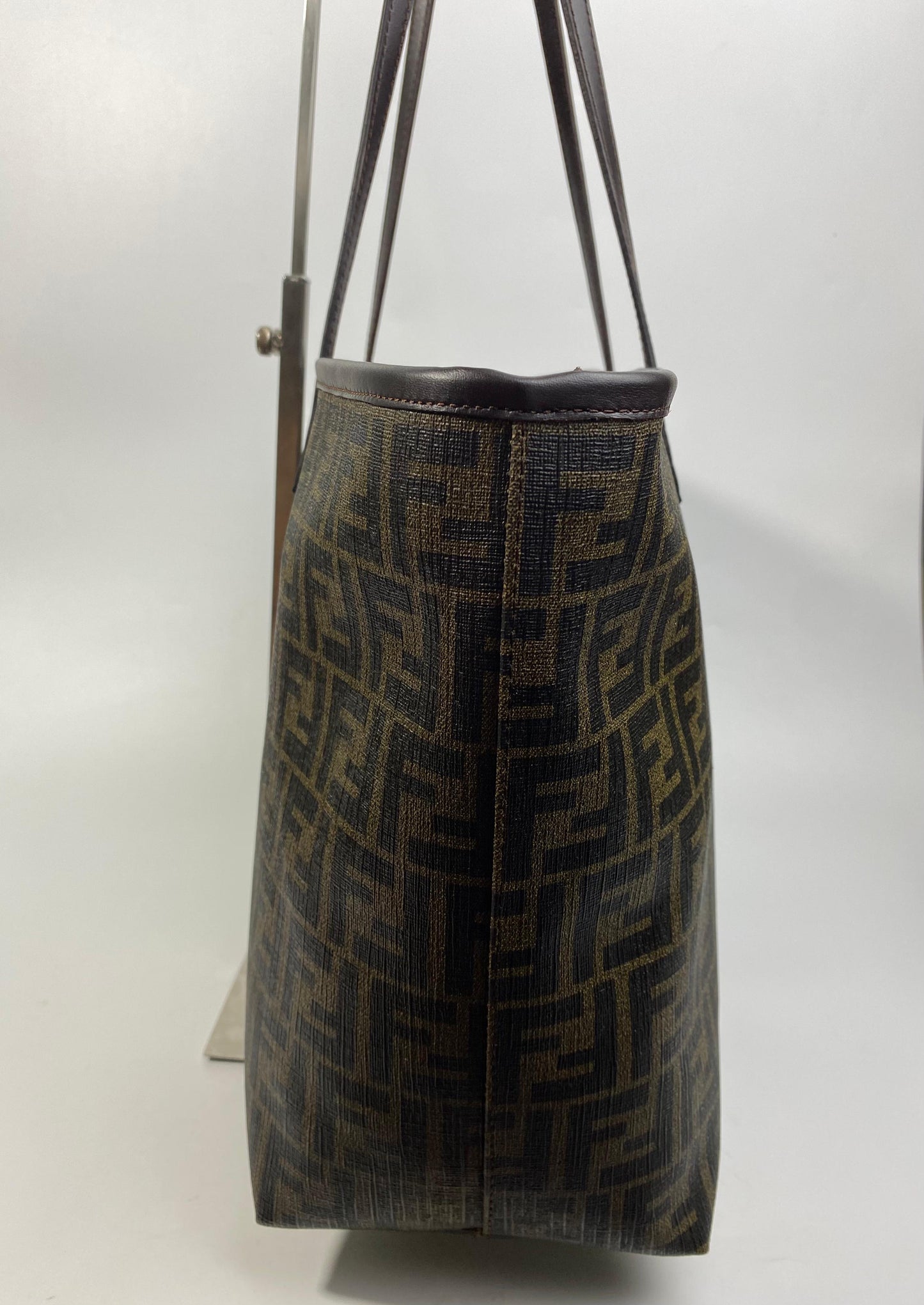 Fendi Roll Tote Zucca Coated Canvas Medium