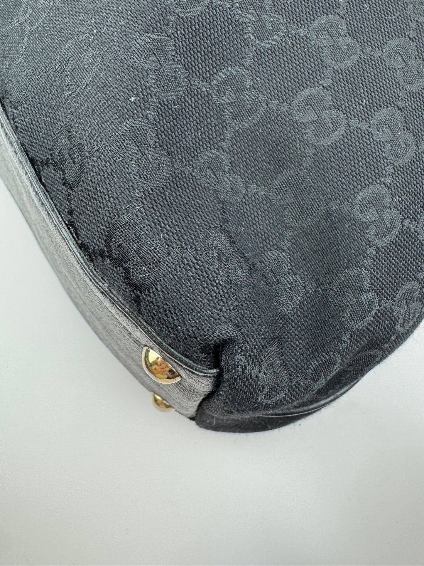 Gucci New Britt Tote Black Medium Monogram