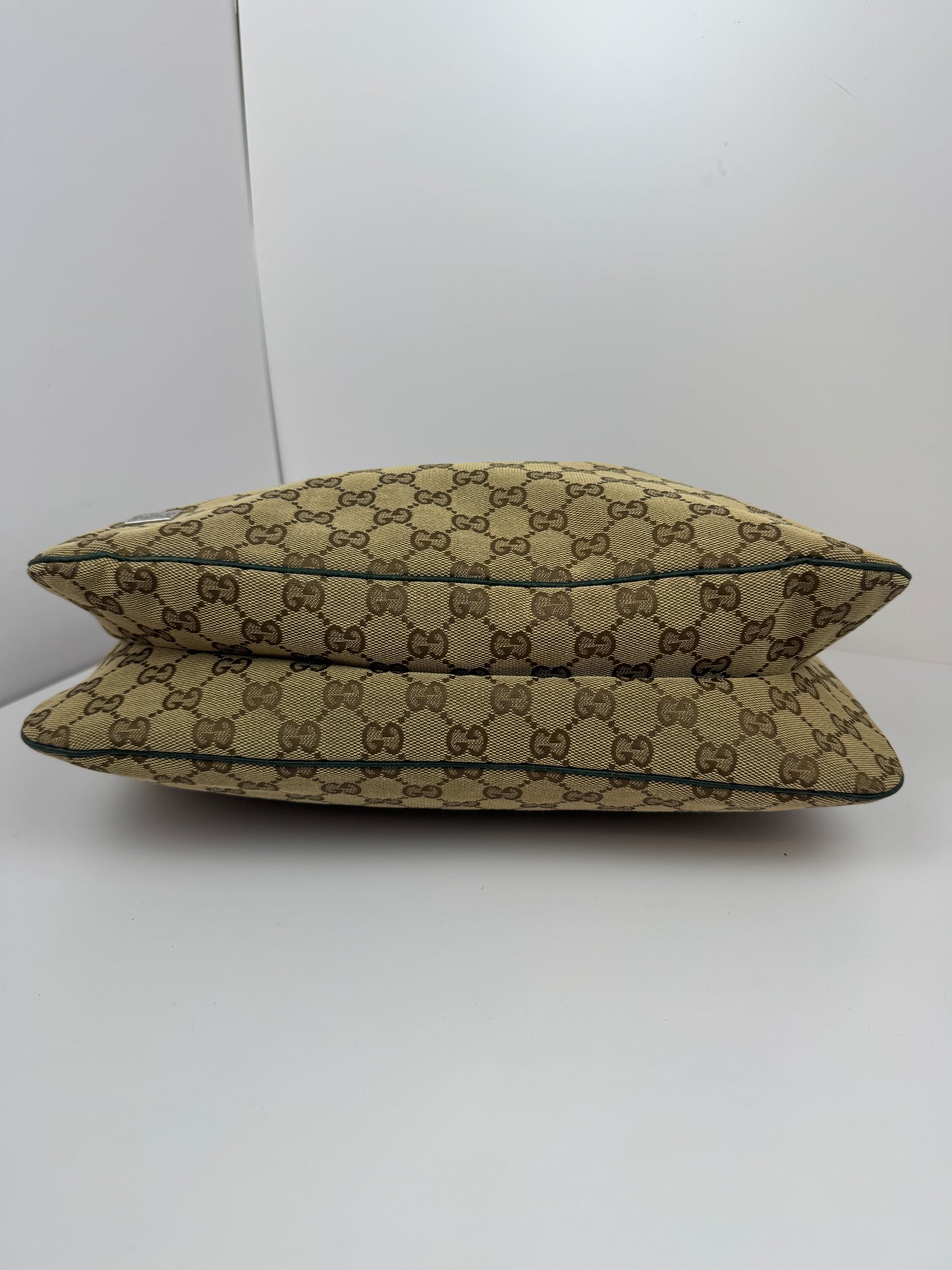 Gucci Hobo Shoulder Bag Sherry Line Strap Green
