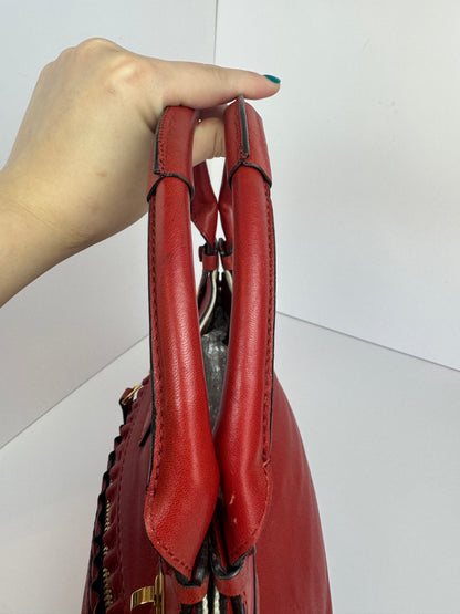 Chloé Margaret Leather handbag with strap Red
