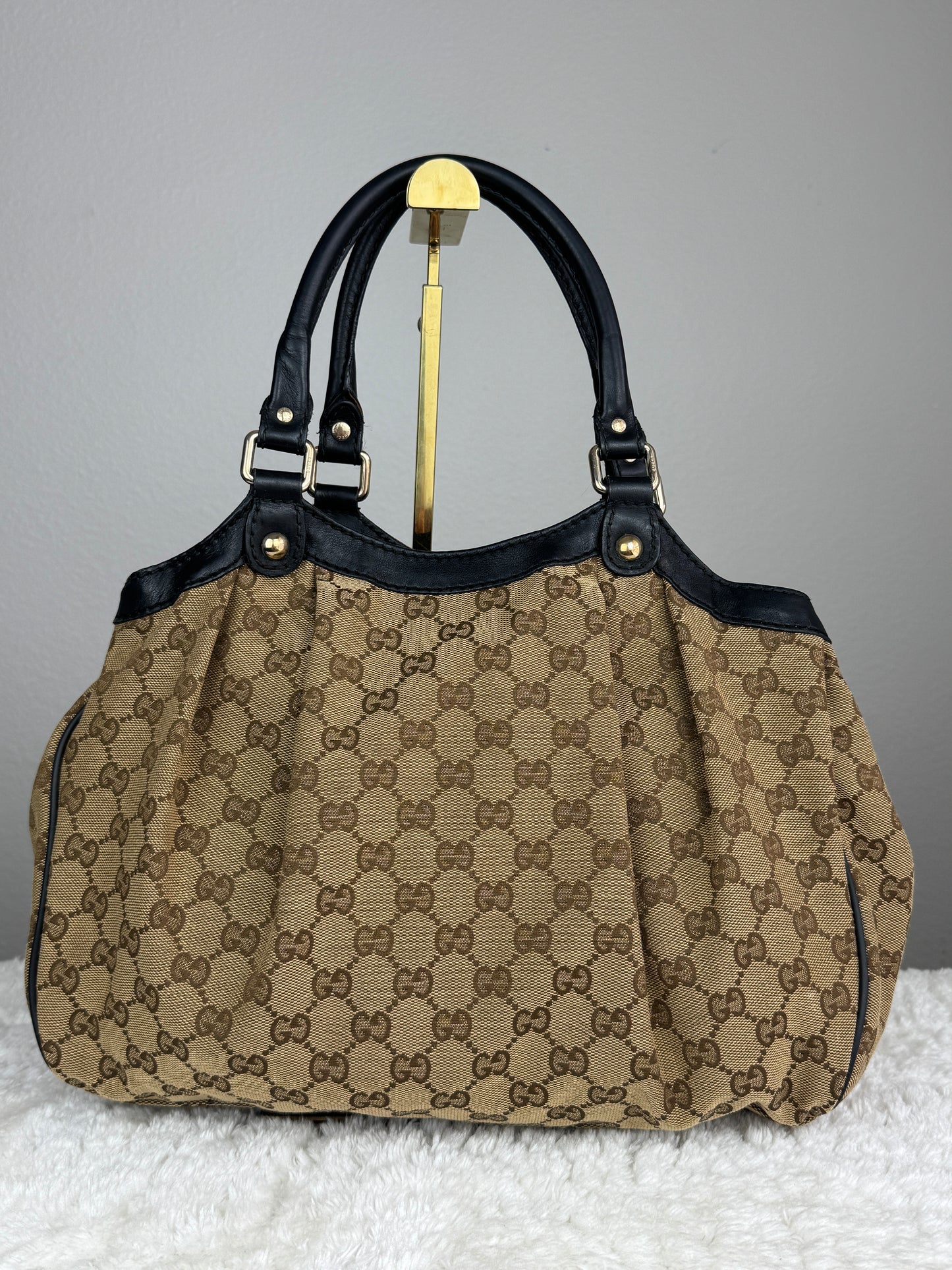 Gucci sukey hobo GG canvas Black