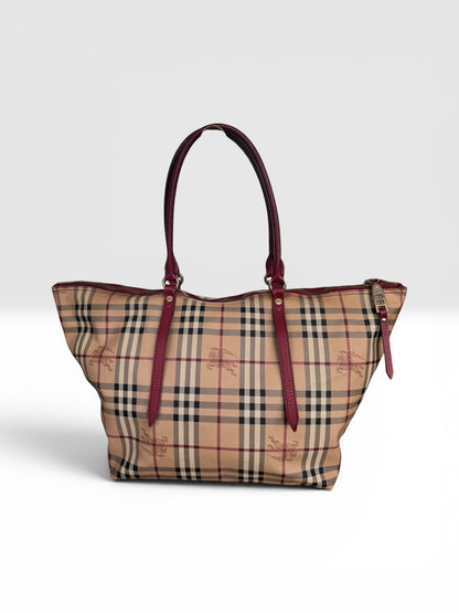 Burberry Salisbury Tote Haymarket check Red
