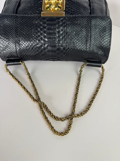 CHLOE Elsie Python Medium Shoulder Bag