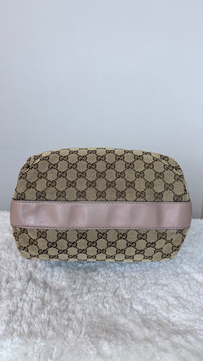Gucci Bamboo Hobo GG Canvas Shoulder bag