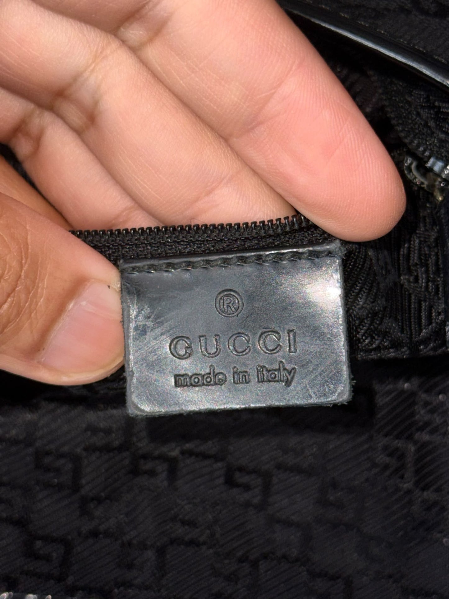 Gucci Jackie monogram GG Canvas Black