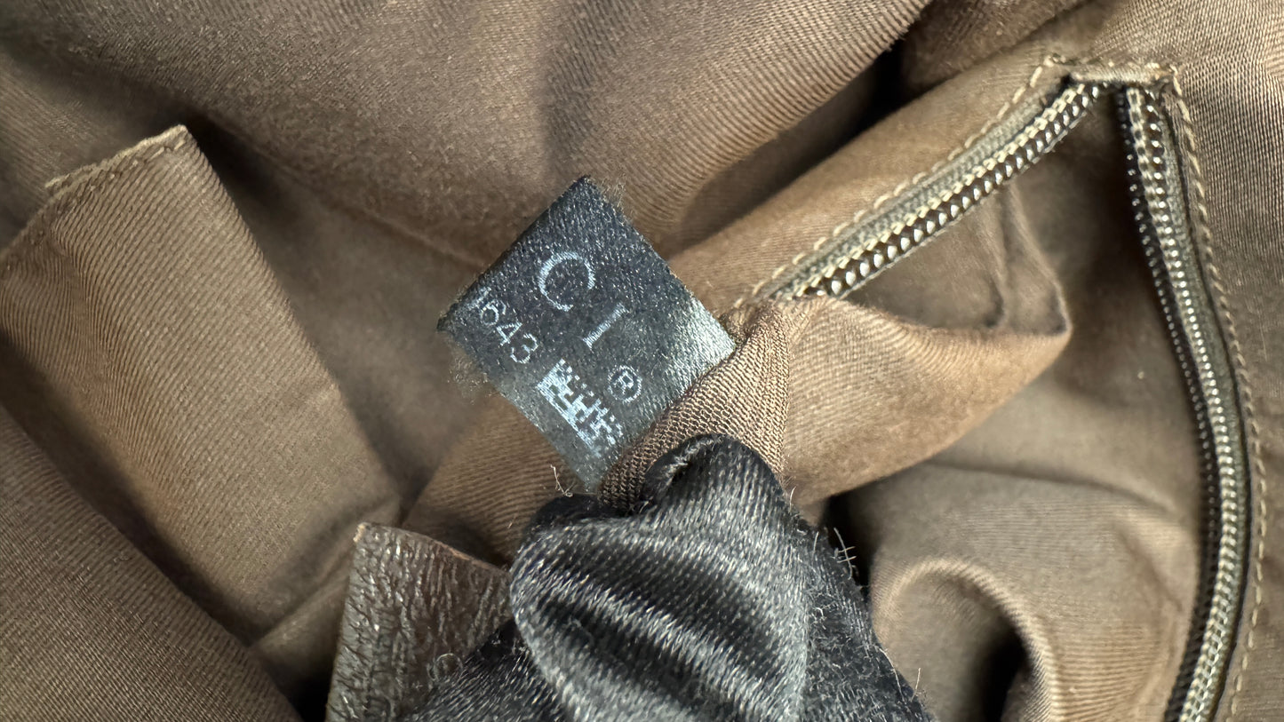 Gucci Half Moon Saddle Zip Crossbody GG Canvas Large