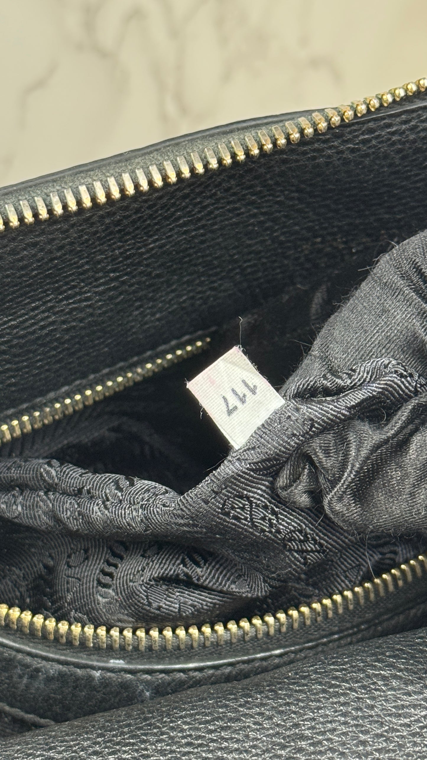 Prada Vitello Daino Leather Tote Black
