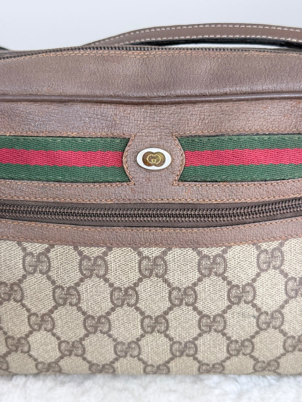 GUCCI GG Supreme Ophidia Coated Canvas Crossbody