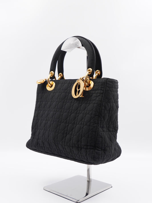 Christian Dior Lady Dior Cannage Nylon (Vintage)
