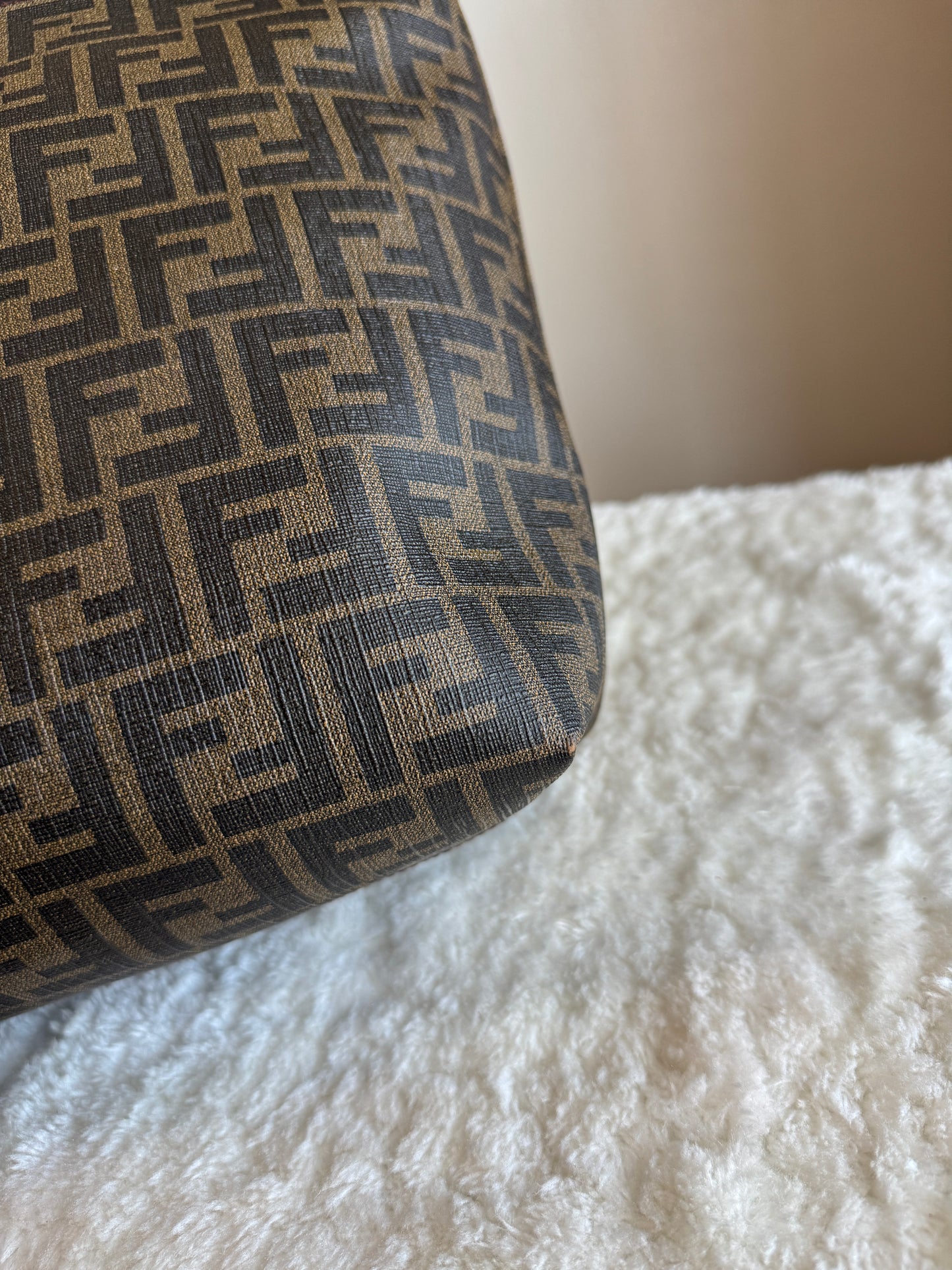 FENDI Roll Tote Zucca Coated Canvas Medium