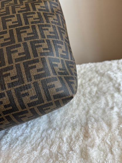 FENDI Roll Tote Zucca Coated Canvas Medium