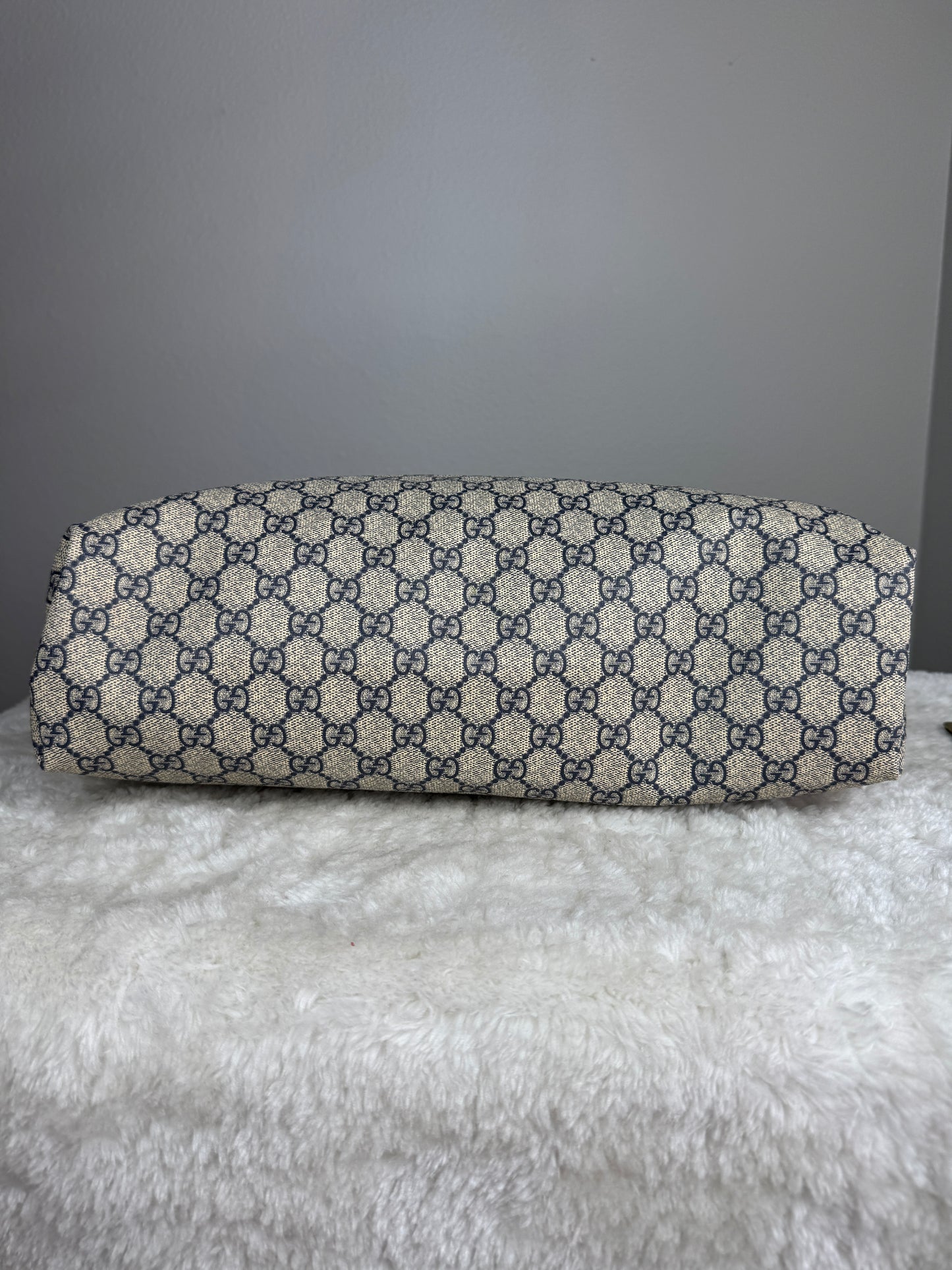 GUCCI Tote Medium GG Supreme Coated canvas Navy