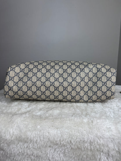 GUCCI Tote Medium GG Supreme Coated canvas Navy