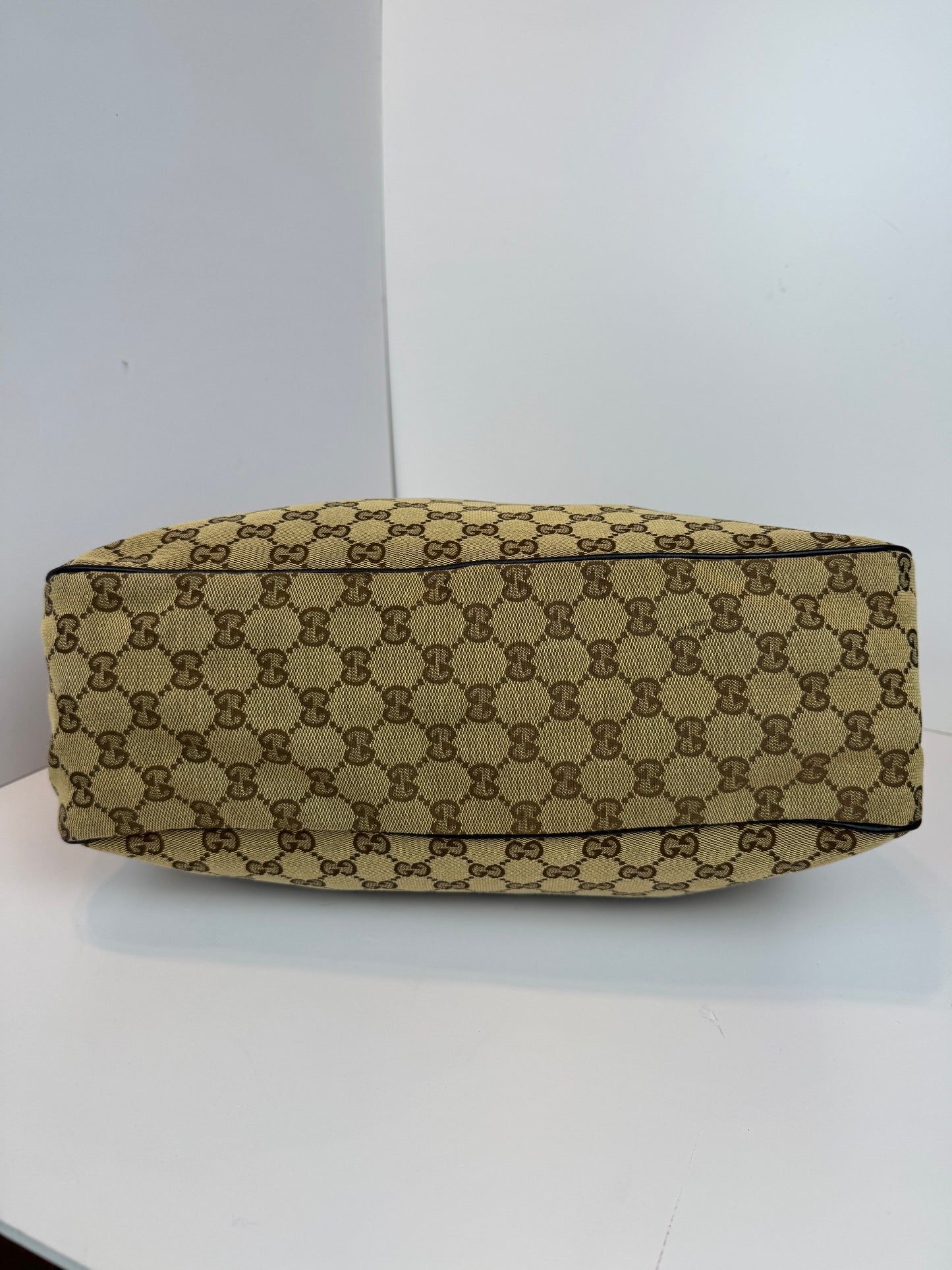 GUCCI Sukey Tote GG Canvas Brown