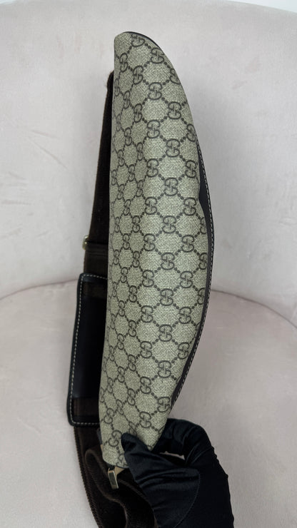 Gucci GG Supreme GG Belt Bag Coated Canvas Brown