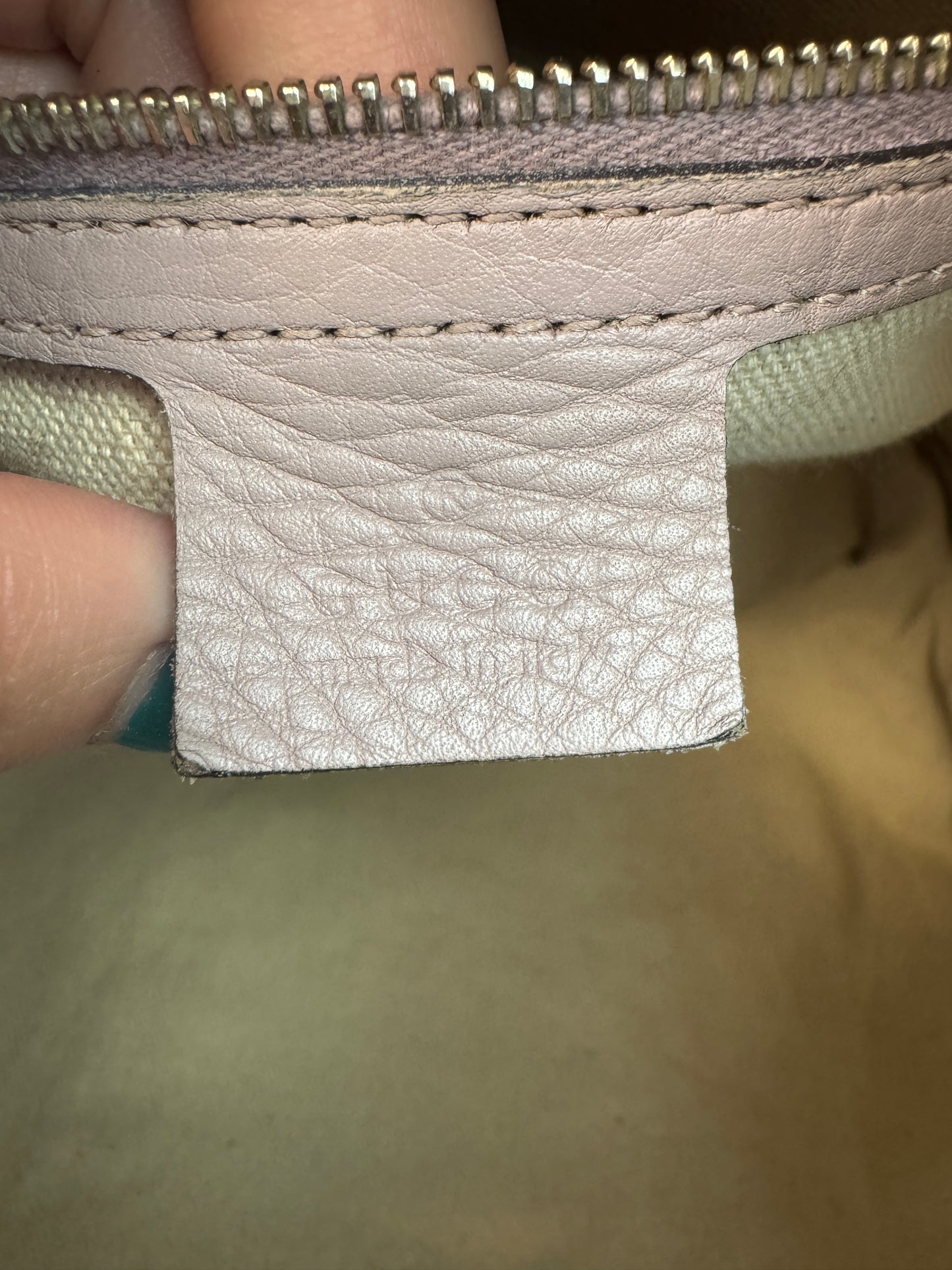 Gucci Web Stripe Boston Pink With Strap