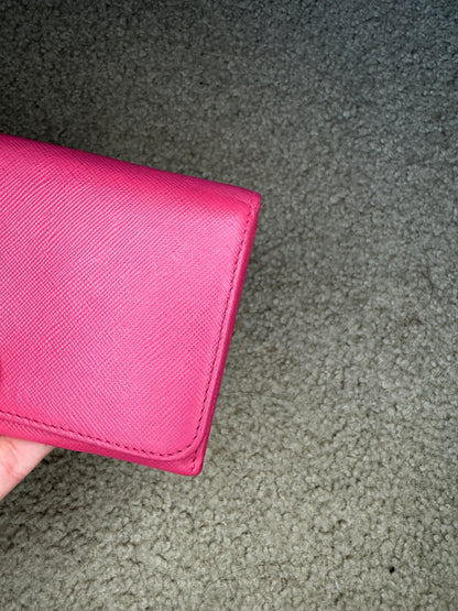 Prada Pink SaffiAno Wallet