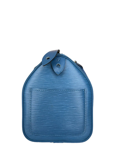 LV07👜 Louis vuitton Speedy 25 Epi Blue (VI1924)