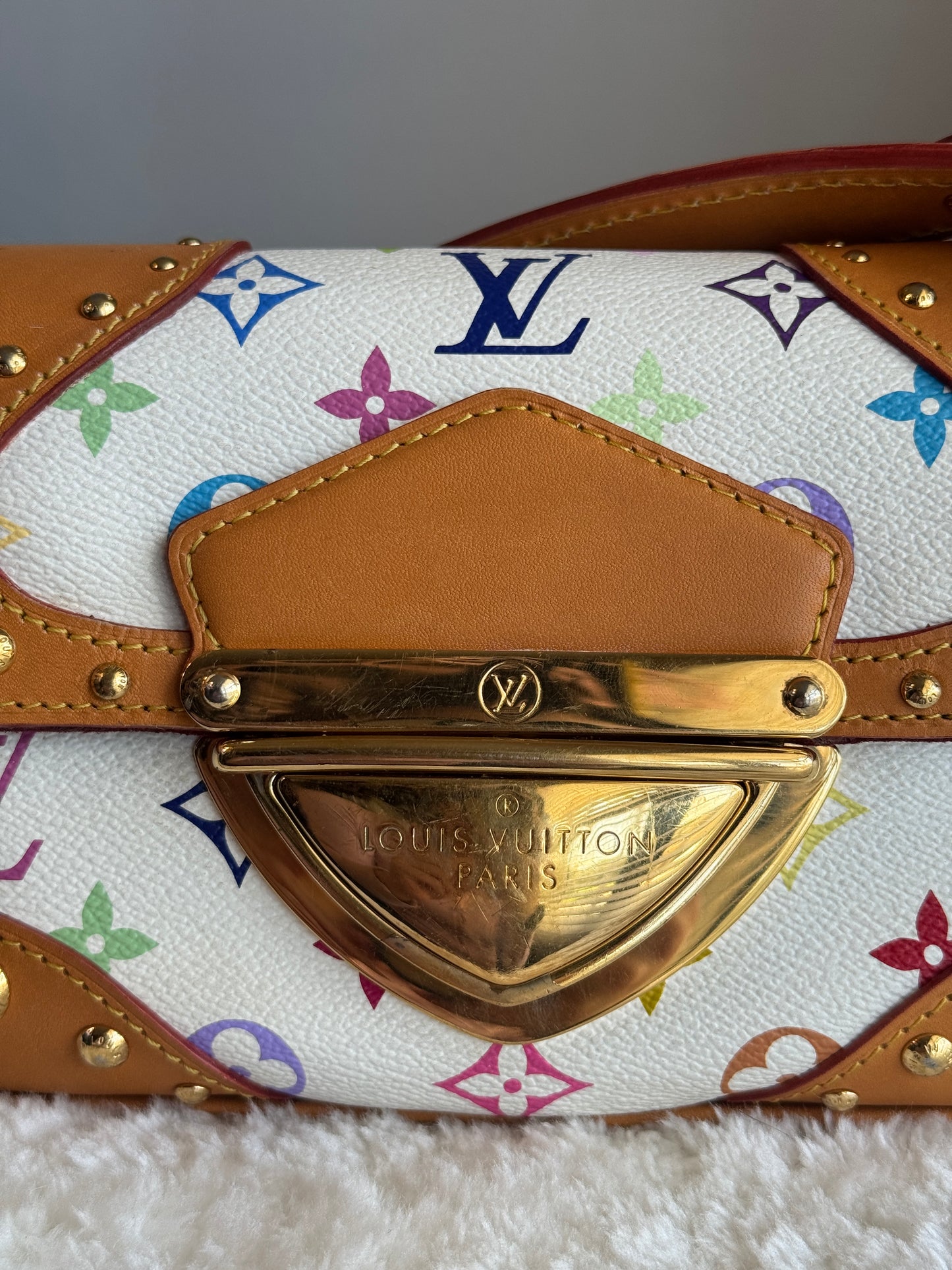 LOUIS VUITTON Monogram Multicolor Marilyn White