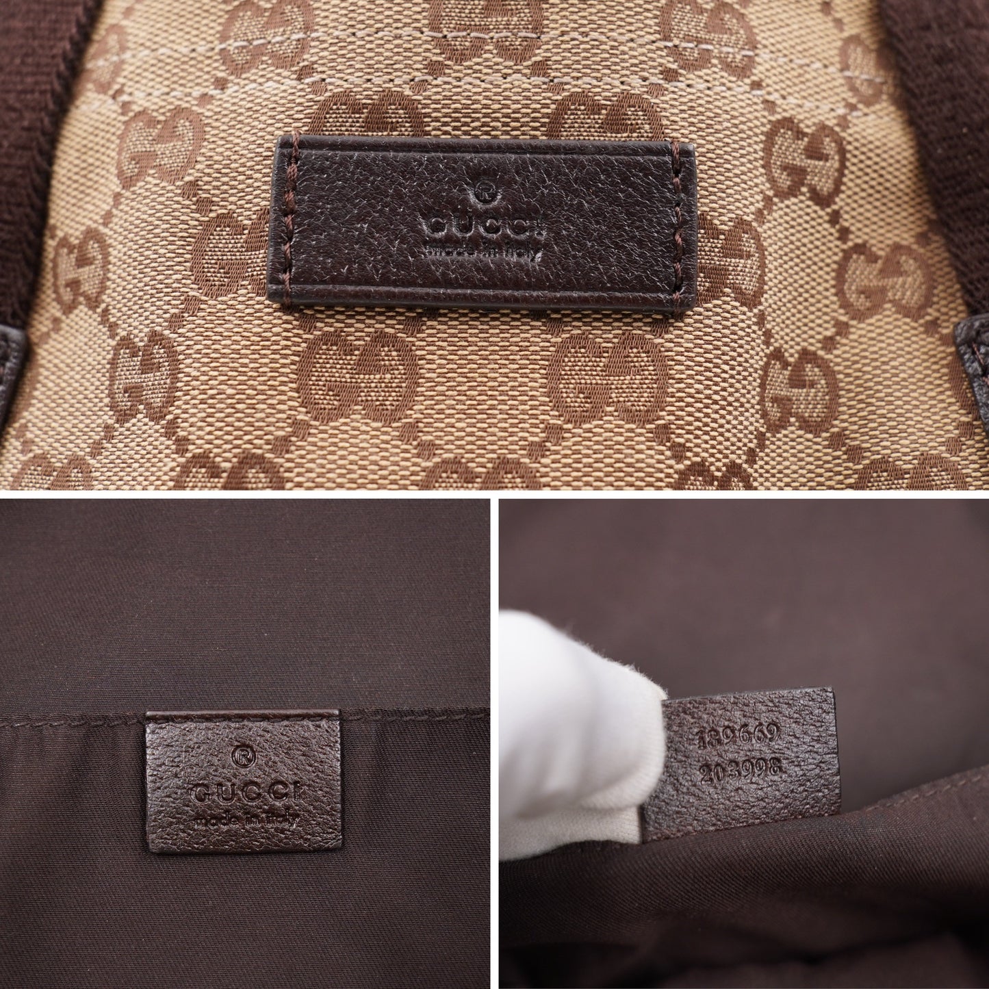 GUCCI Original Web Tote GG Canvas Tall (Vintage)