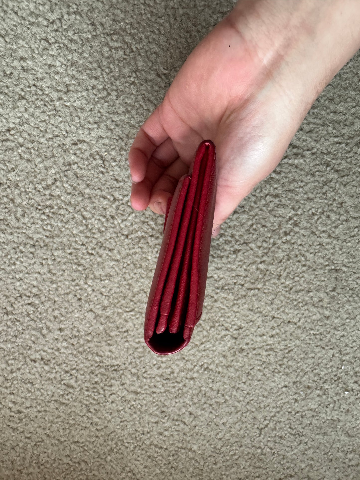 Ferrragamo vara Bow saffiano red