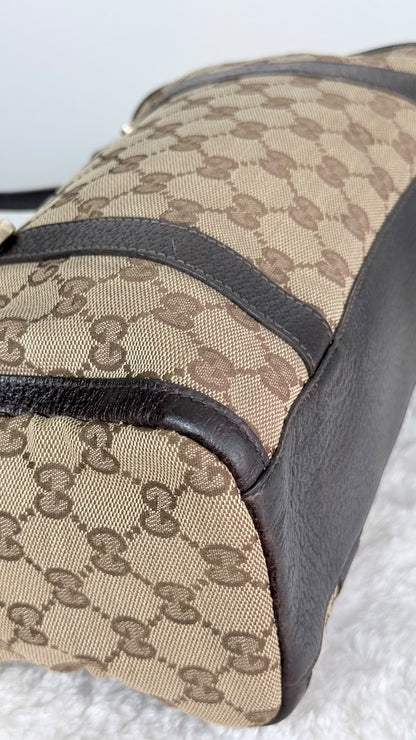 GUCCI Abbey Small Boston Dark Brown