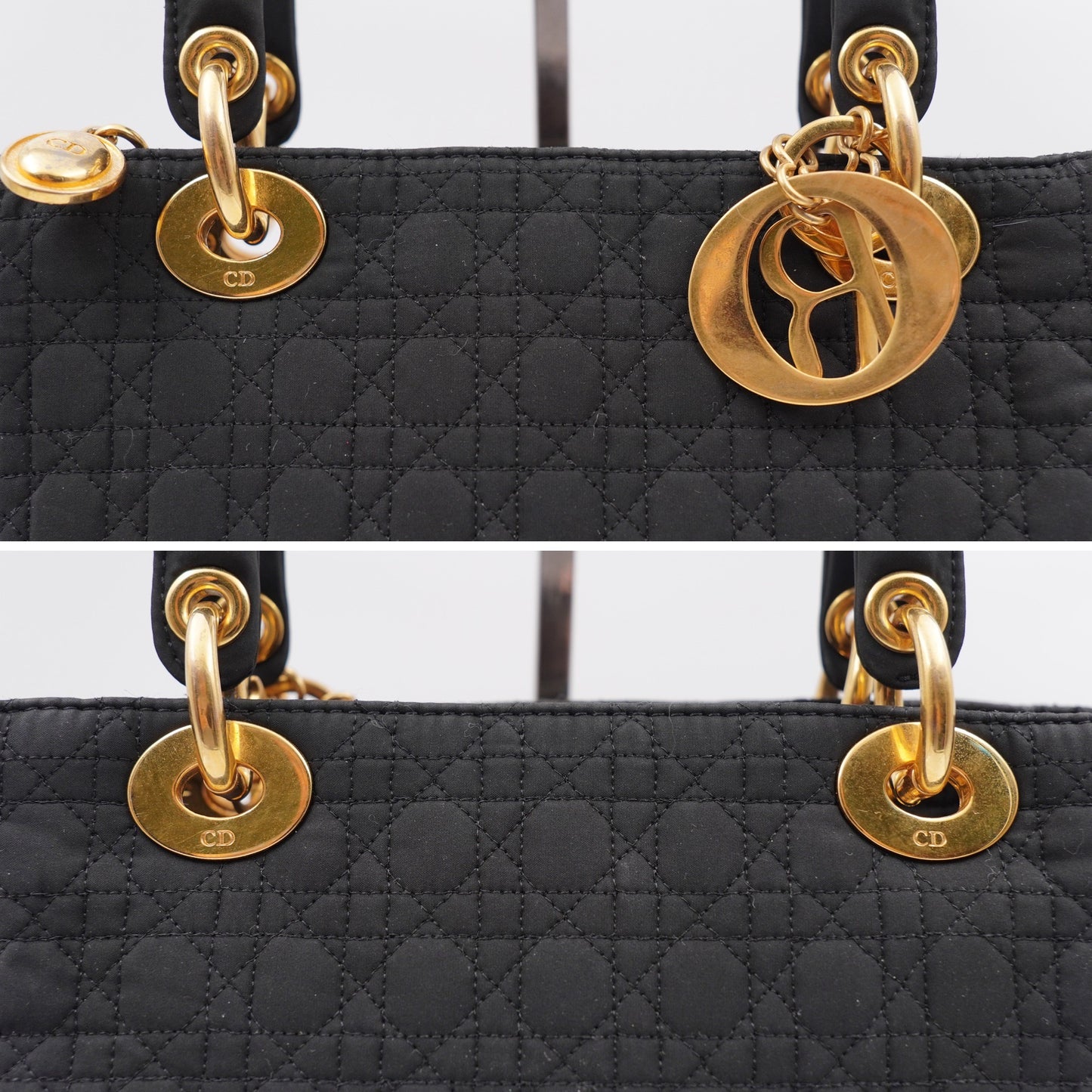 Christian Dior Lady Dior Cannage Nylon (Vintage)