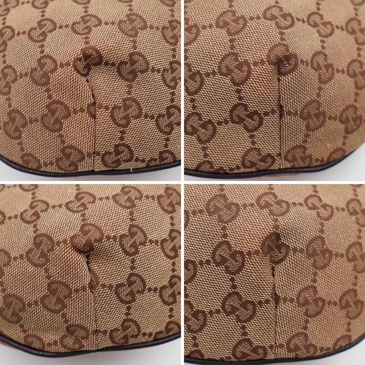 Gucci Web Halfmoon GG Canvas