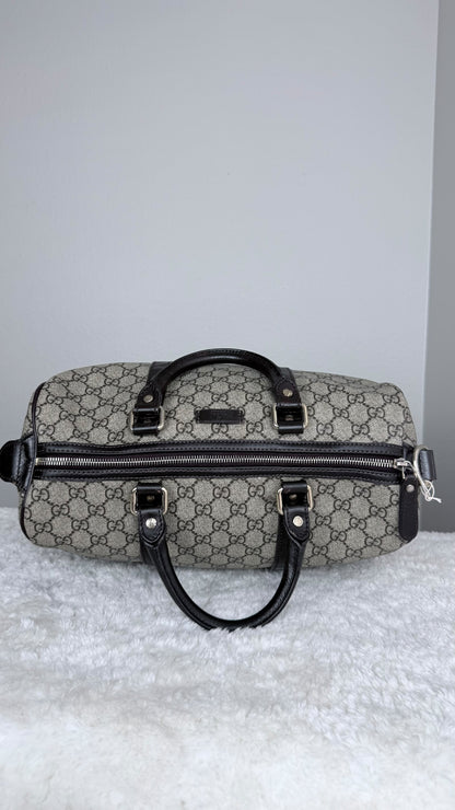GUCCI Joy Boston GG Supreme Coated canvas Brown