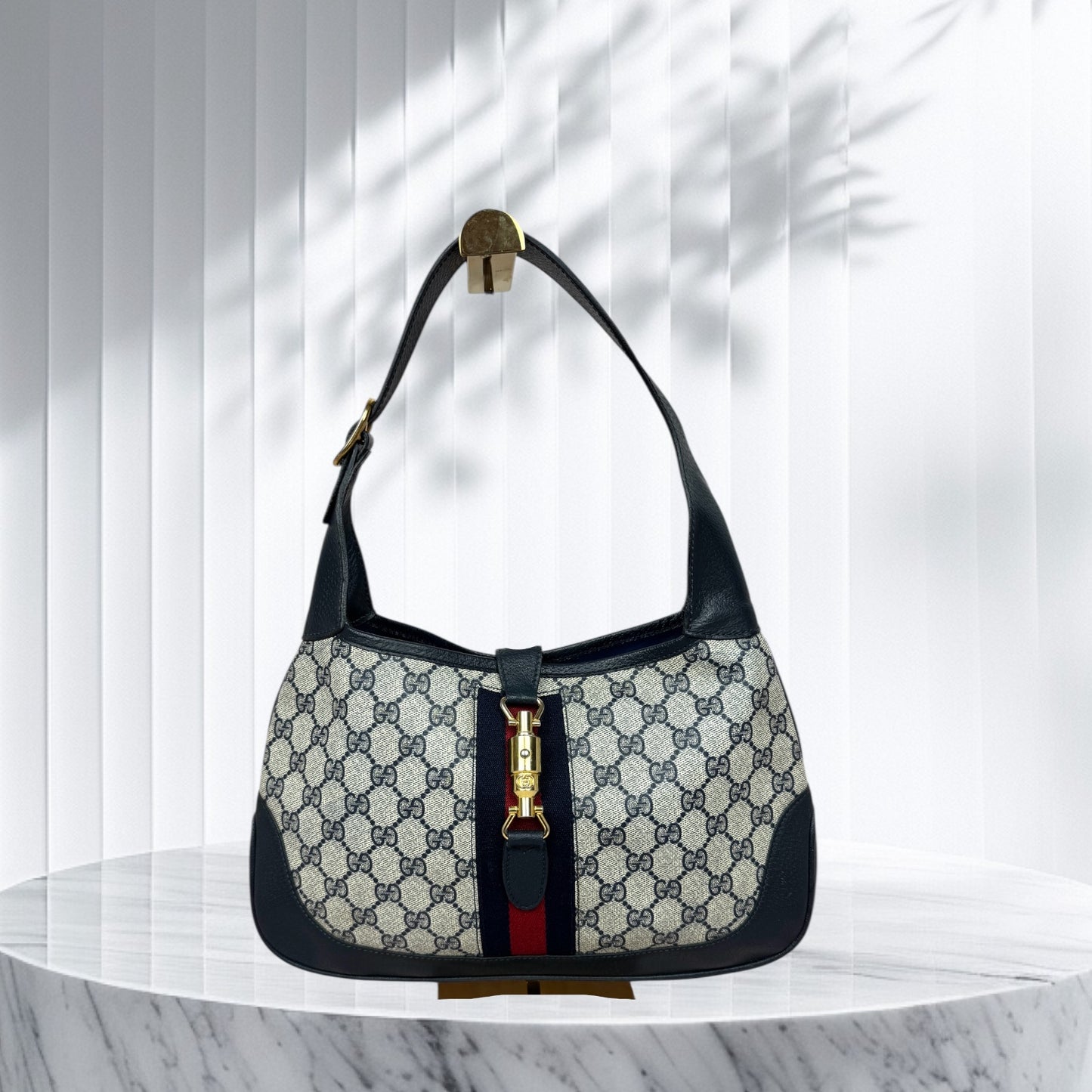 Gucci Jackie Shoulder Bag in Navy (Vintage)