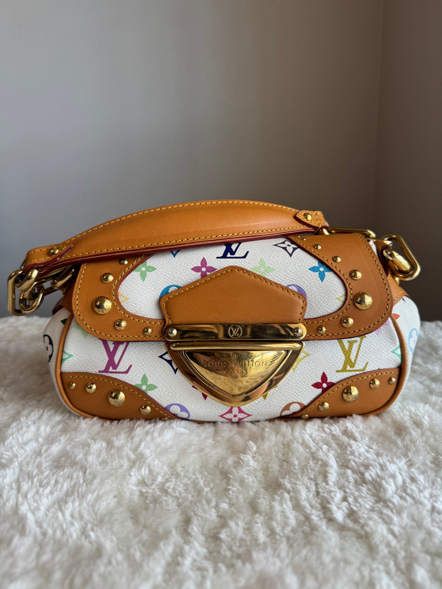 LOUIS VUITTON Monogram Multicolor Marilyn White