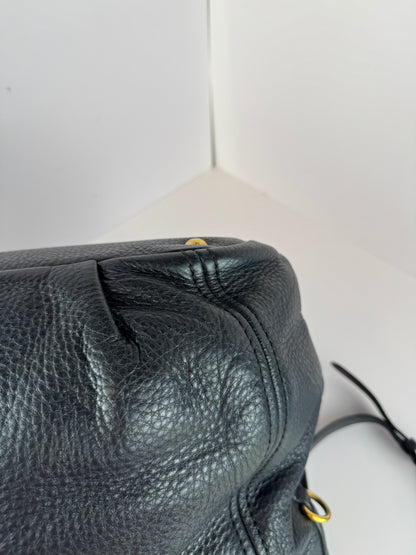 Prada Vitello Daino Zip Tote Nero Black
