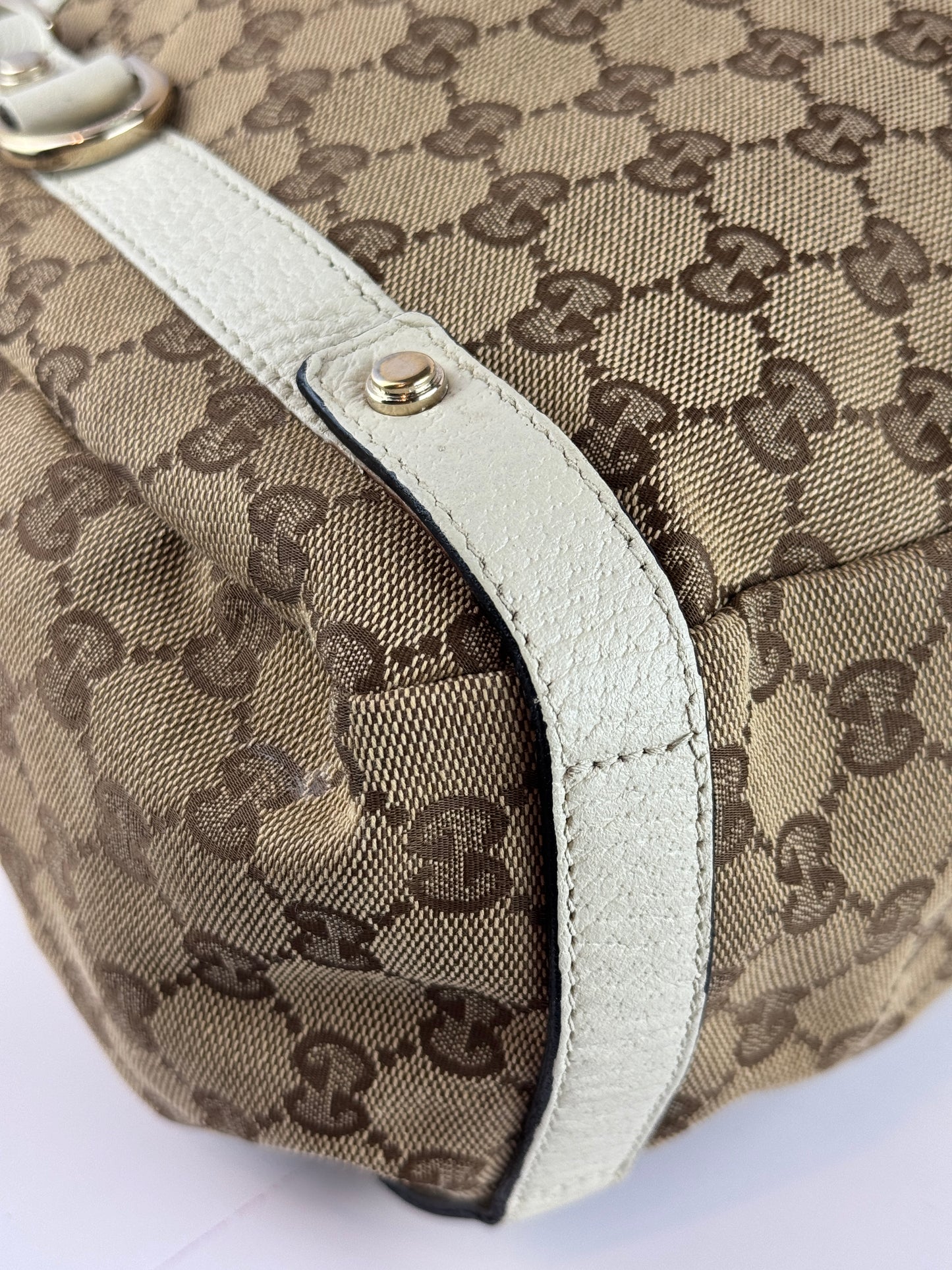Gucci Abbey Hobo Shoulder Bag GG Canvas