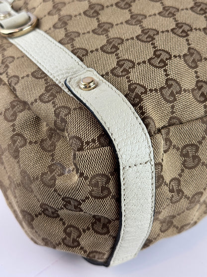 Gucci Abbey Hobo Shoulder Bag GG Canvas