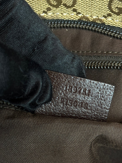 GUCCI Web Stripe Messenger GG Canvas