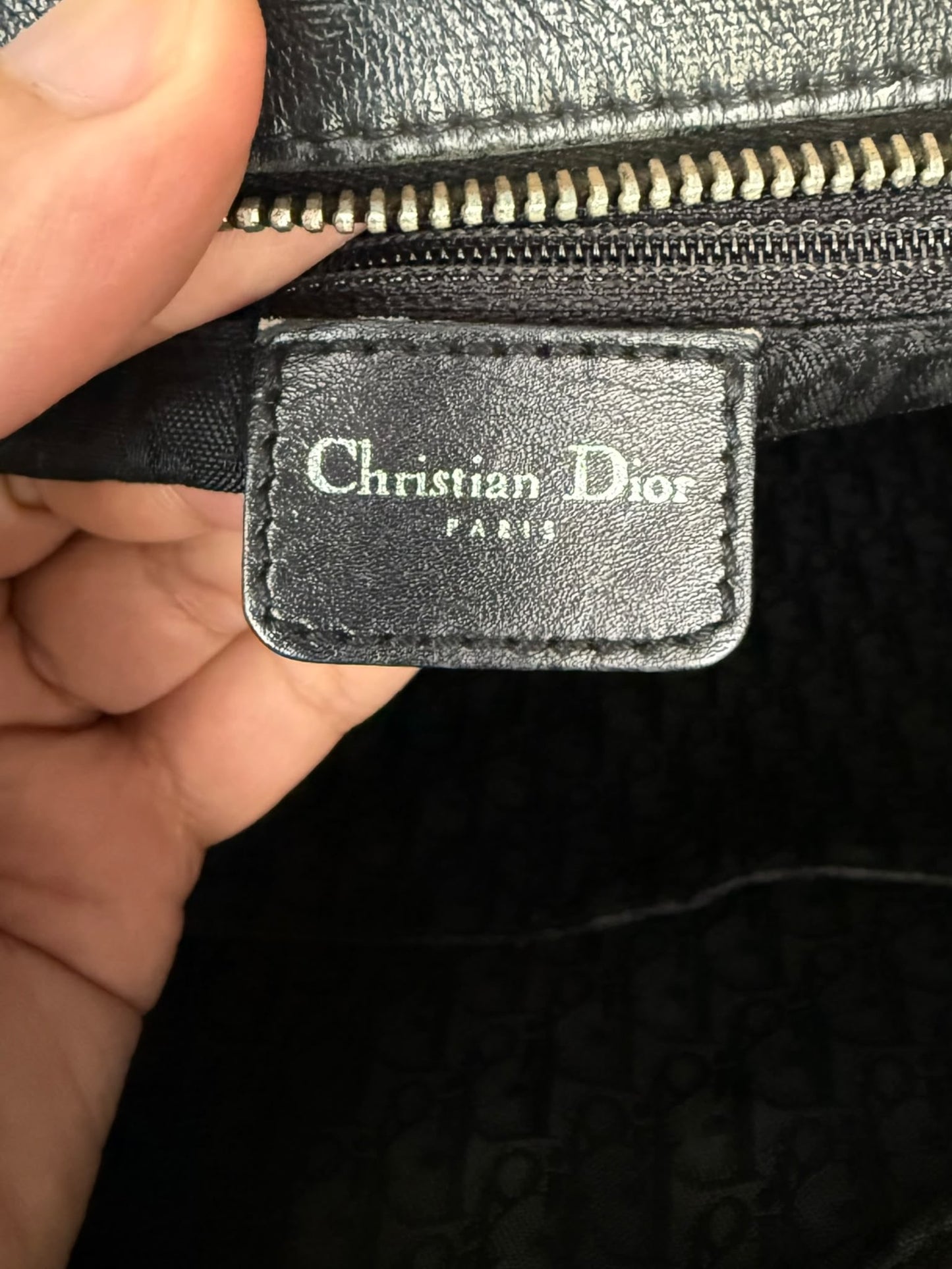 Christian Dior Bowling Leather Black