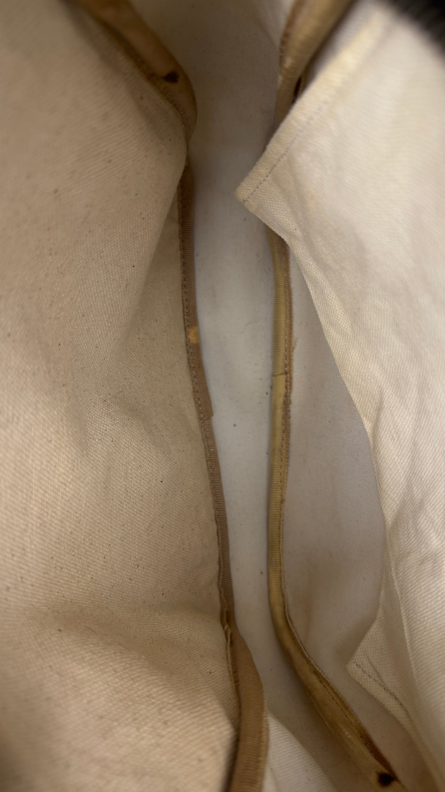 Gucci Front Zip Messenger GG Coated Canvas Navy