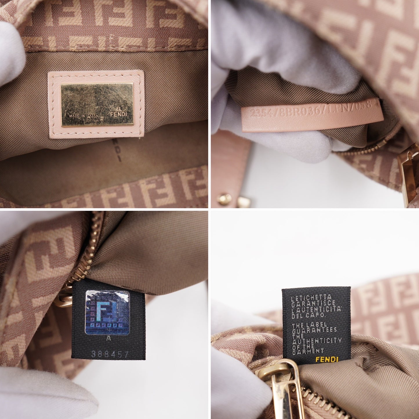 Fendi FF Gold pink mama