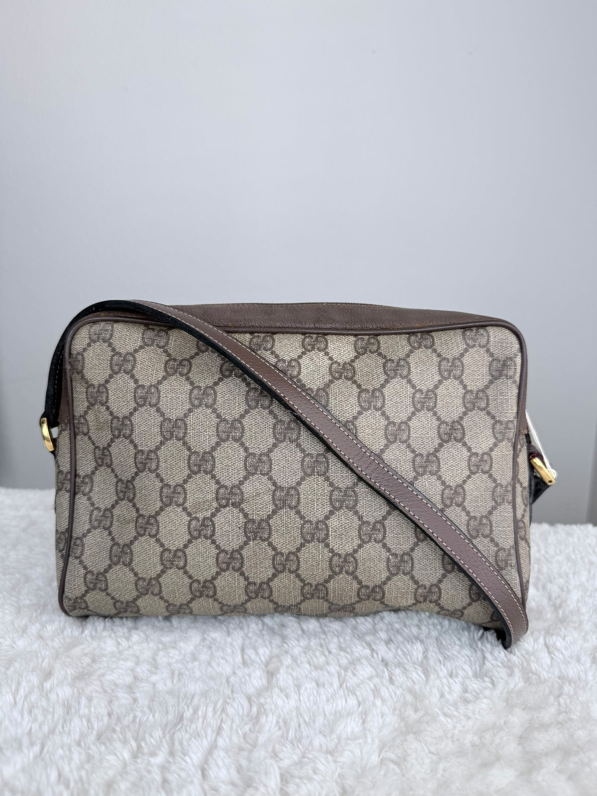 GUCCI GG Supreme Ophidia Coated Canvas Crossbody