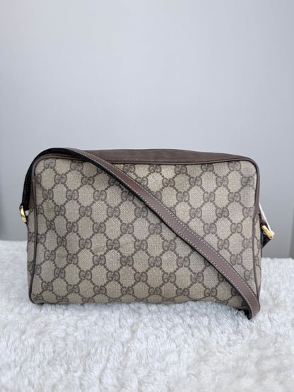 GUCCI GG Supreme Ophidia Coated Canvas Crossbody
