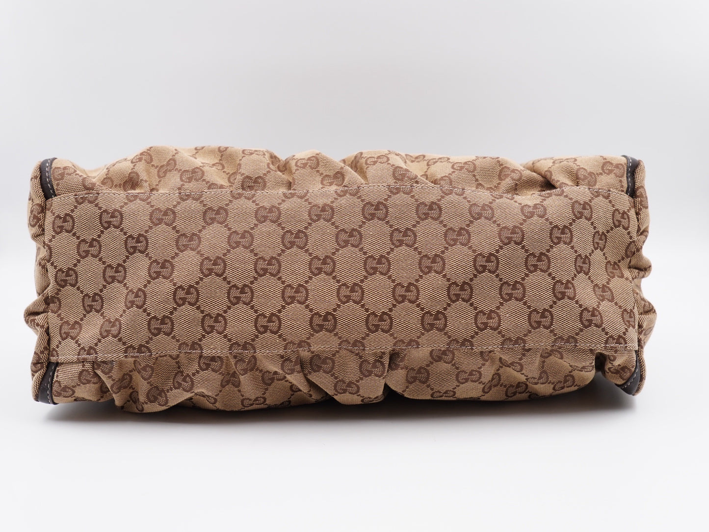 Gucci Brown GG Canvas Abbey D-Ring Shoulder Bag (Vintage)