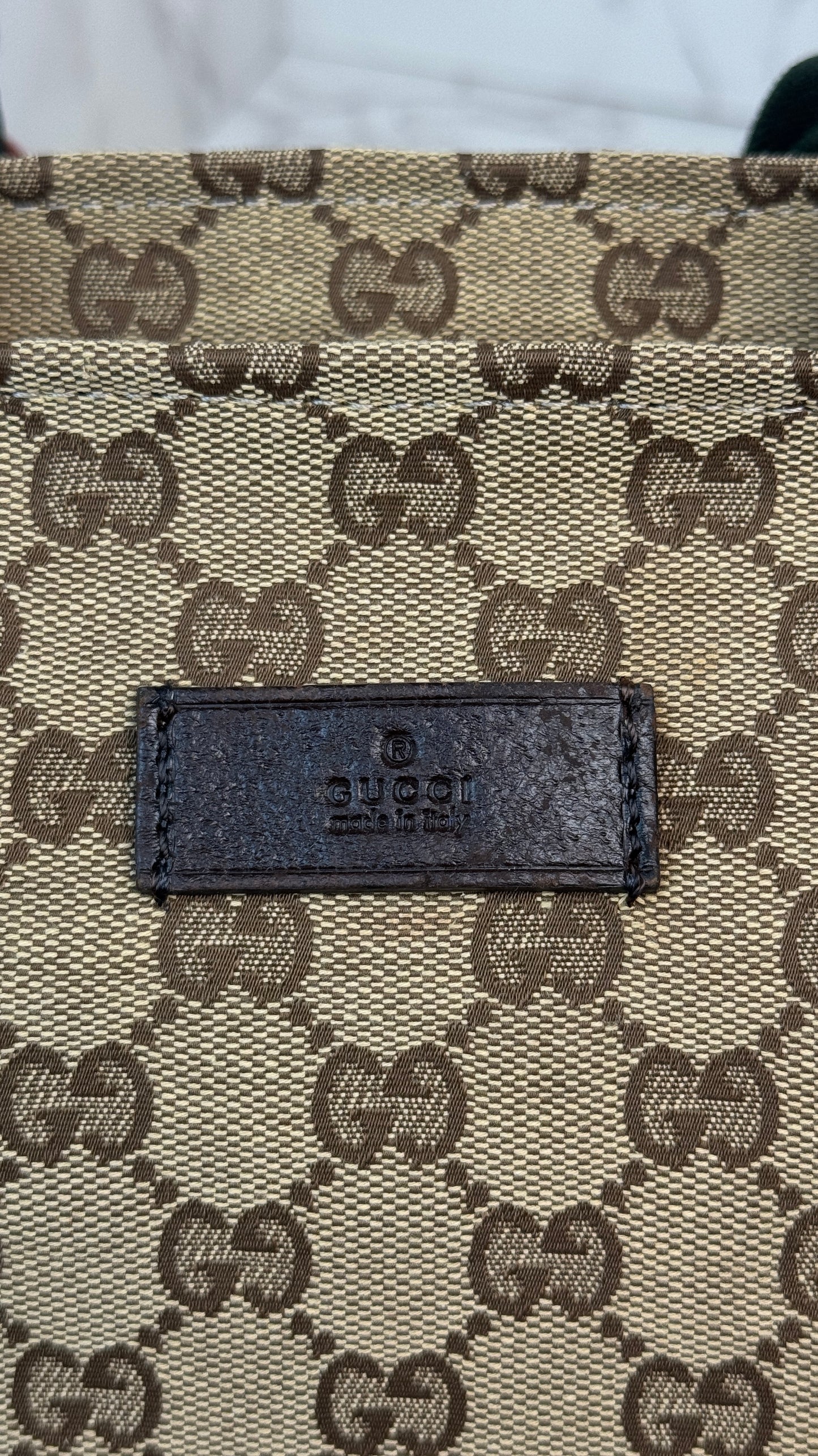 Gucci GG Canvas Web Tote Bag