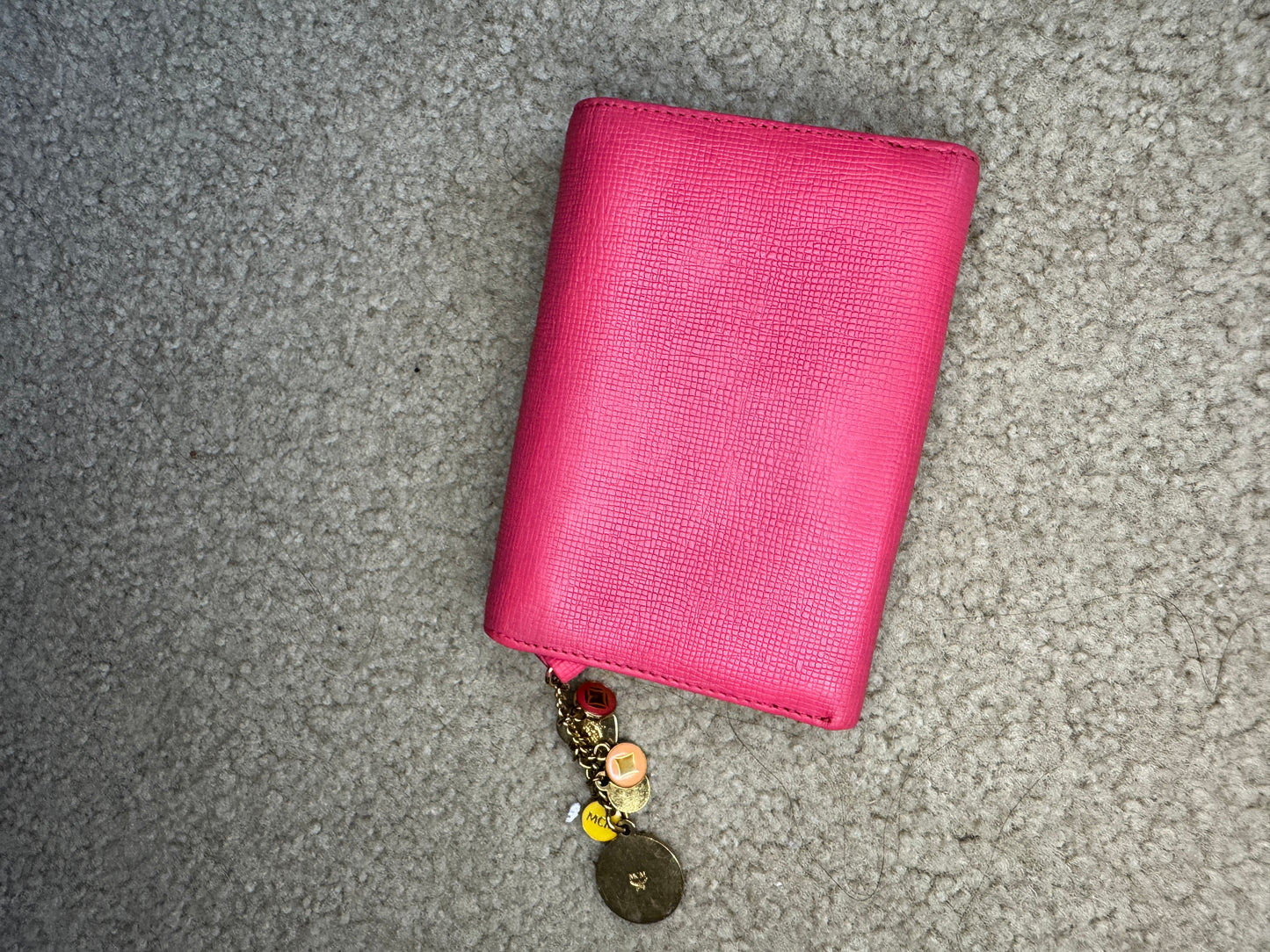 Mcm Wallet Trifold Pink